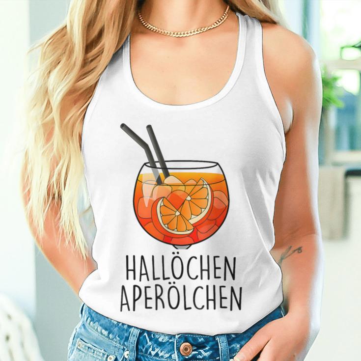 Hallöchen Aperoilchen For And Gray Tank Top Frauen Geschenke für Sie