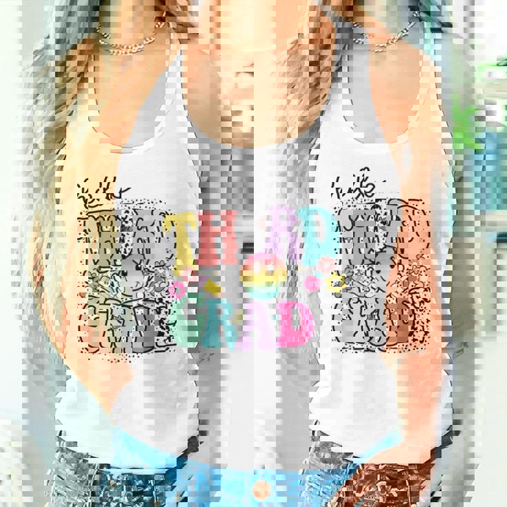 Hello Third Grade Team 3Rd Grade Girl Teacher Back To School Women Tank Top Gifts for Her