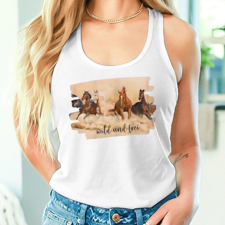 Horse Riding Desert Freedom Tank Top Frauen Geschenke für Sie