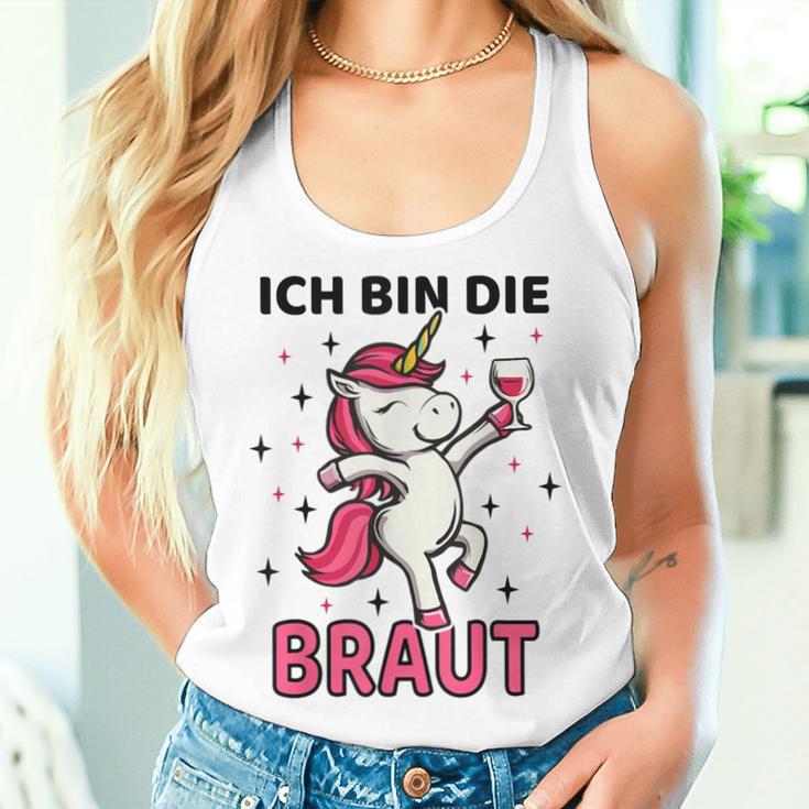 Ich Bin Die Braut Einhorn Jga Women's Wedding Tank Top Frauen Geschenke für Sie