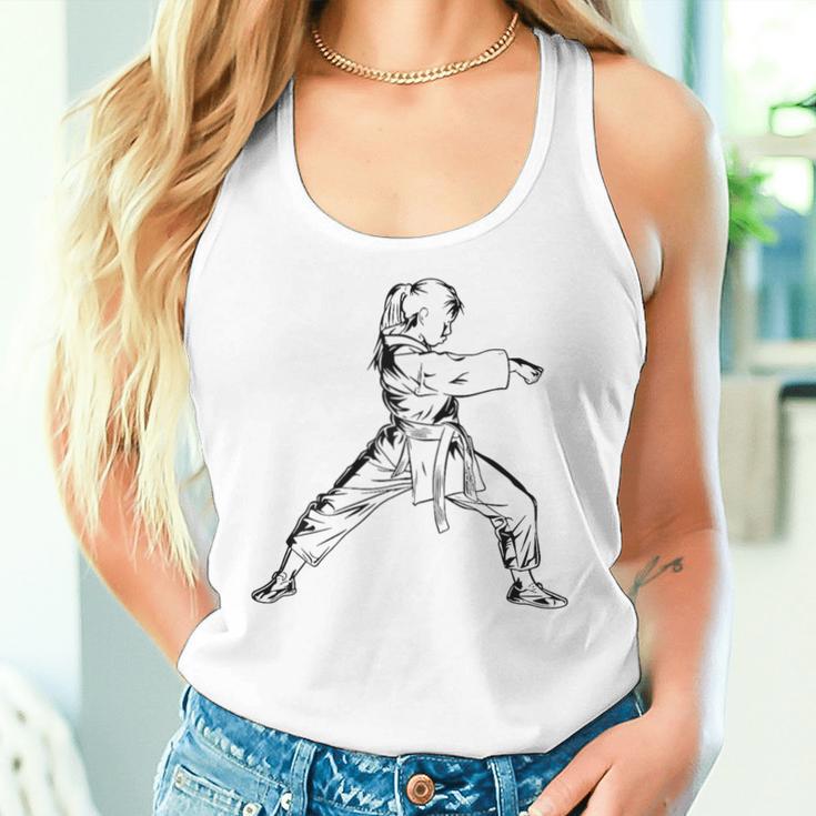 Karate Girls' Karate Athlete Dojo Tank Top Frauen Geschenke für Sie