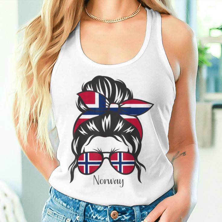 Norwegian Girl Norway Roots Norway Flag Tank Top Frauen Geschenke für Sie