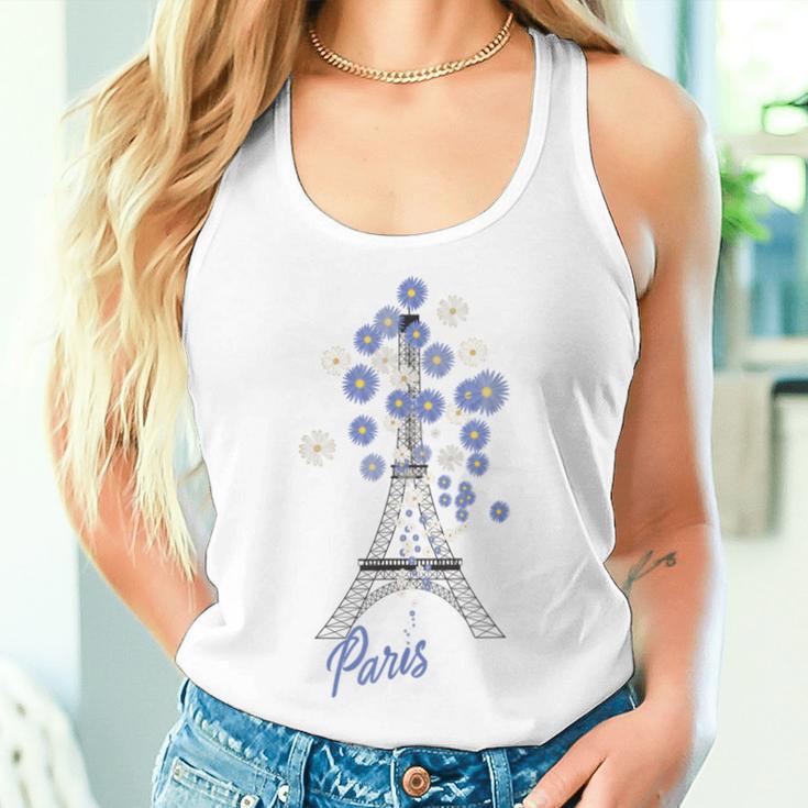 Paris Eiffel Tower France Amour Maison Parisian Women's Tank Top Frauen Geschenke für Sie