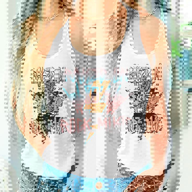 Retro 80'S Rock Music Skeleton Peace Big Hair Bands Eighties Women Tank Top Gifts for Her
