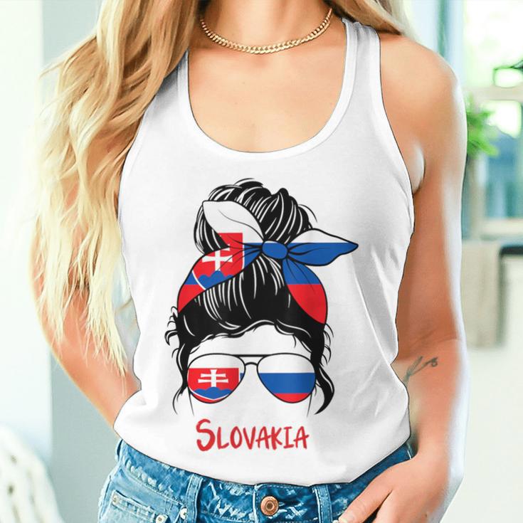 Slovakia Girls' Slovak Woman Flag Tank Top Frauen Geschenke für Sie