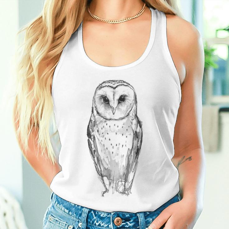 Snowy Owleil Owl Snow Owl Women's Tank Top Frauen Geschenke für Sie