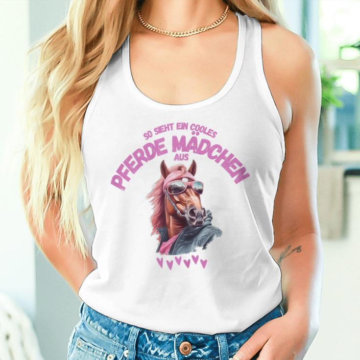 So Sieht Ein Cool Horse Girl So Sieht Ein Cool Horse Girl Tank Top Frauen Geschenke für Sie