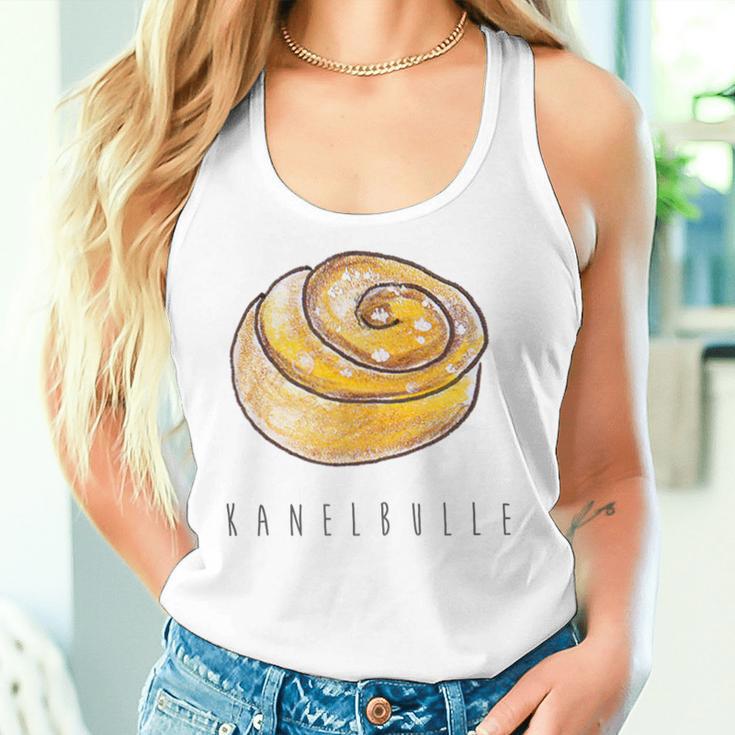 Sweden Kanelbulle Cinnamon Snail Baking Fika Coffee Tank Top Frauen Geschenke für Sie