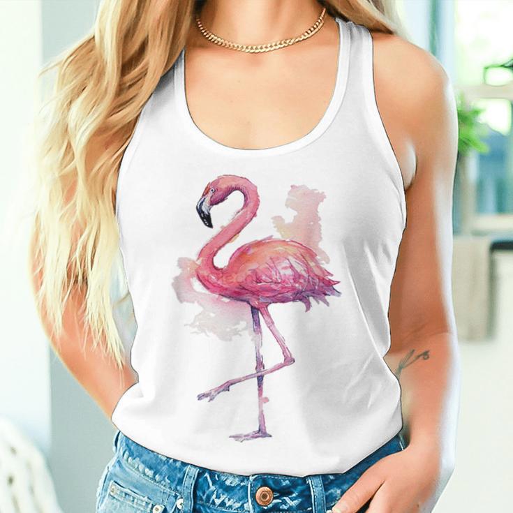 Vintage Flamingo Bird Retro Animal Lover Flamingo Tank Top Frauen Geschenke für Sie