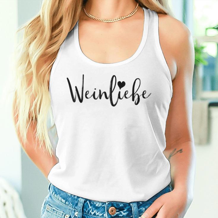 Weinliebe Wine Drinker Wine Lover Red Wine Tank Top Frauen Geschenke für Sie