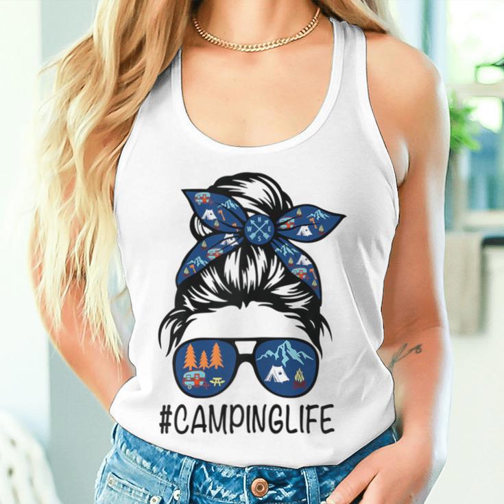 Women's Campinglife Camperleben Coolintage Camper Camping Tank Top Frauen Geschenke für Sie