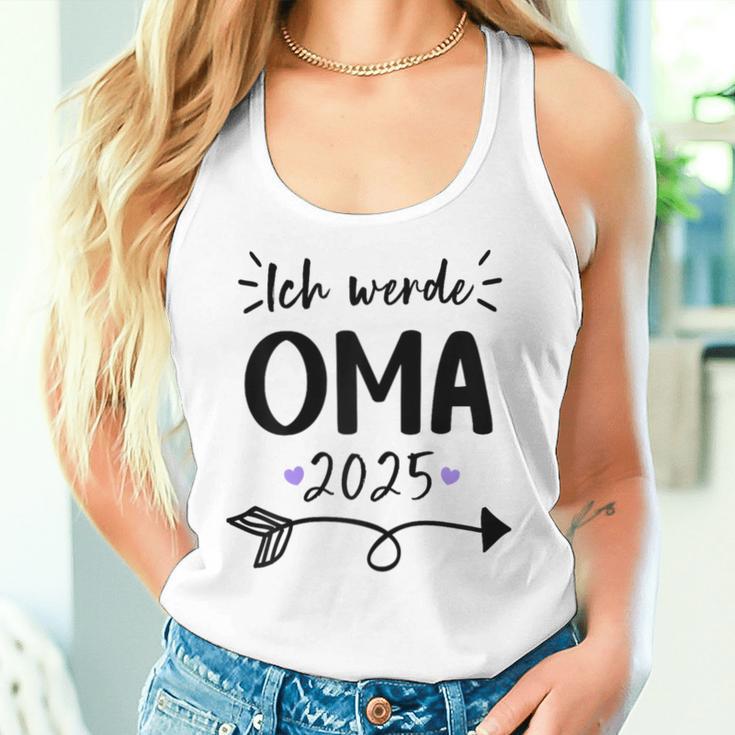 Women's Ich Werde Oma 2025 Tank Top Frauen Geschenke für Sie