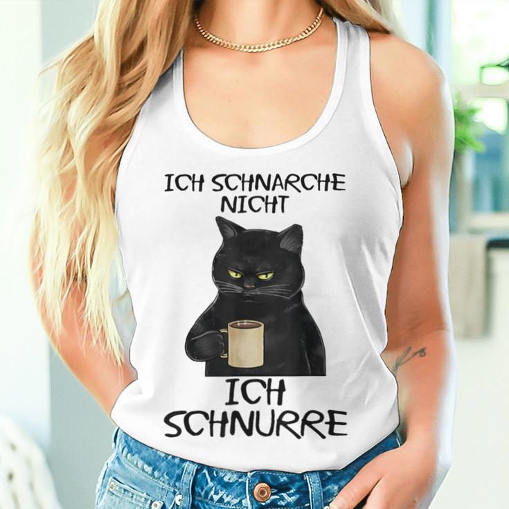 Women's Kat Ich Schnnarche Nicht Ich Purre Gray Tank Top Frauen Geschenke für Sie