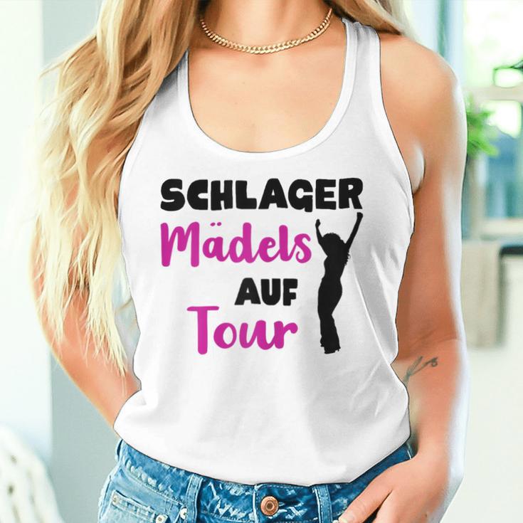 Women's Schlager Girls On Party Tour Tank Top Frauen Geschenke für Sie