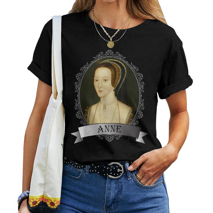 Anne Boleyn Queen Of England T-shirt Frauen