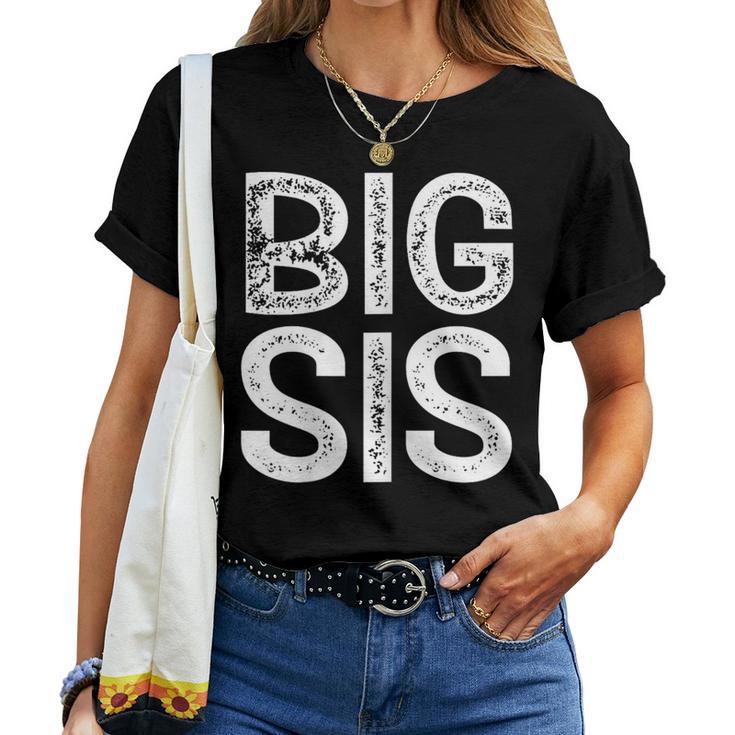 Big Sis Sister Large Sister Partner Look Small T-shirt Frauen