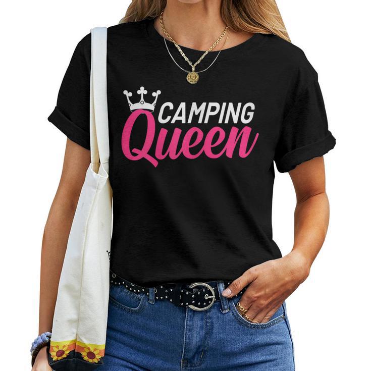 Camping Queen Camping Queen Camperin T-shirt Frauen