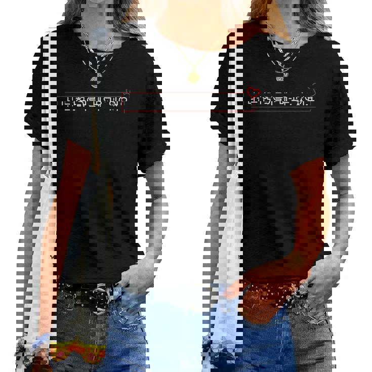 Divertido Hangul Hanguk Idioma Coreano Kdrama Kpop Lover Fan Camiseta de mujer