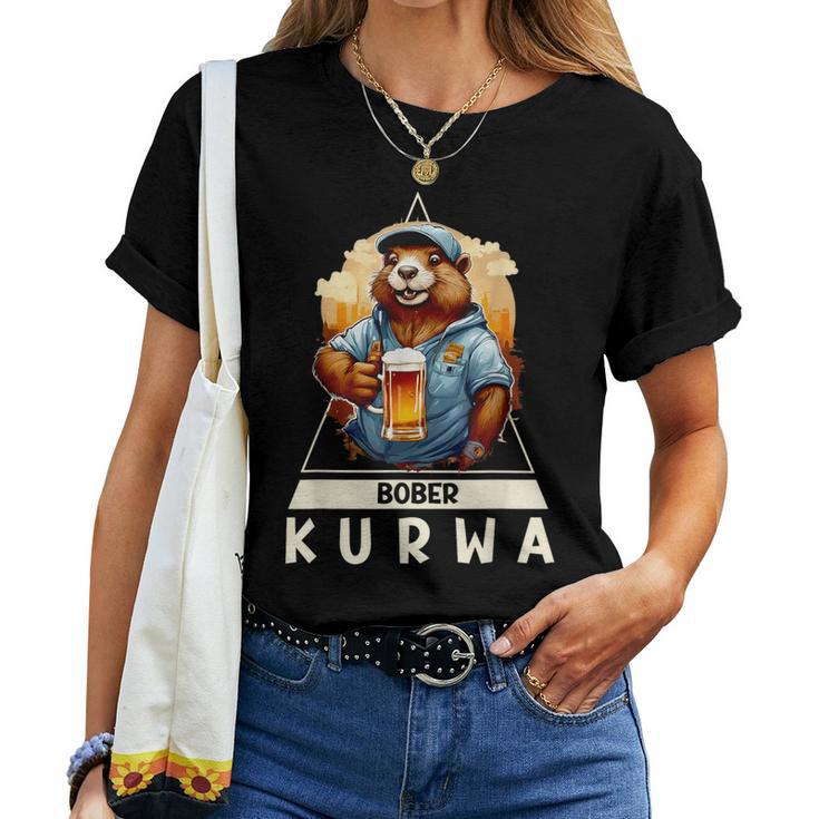 Bober Bóbr Kurwa Polish Beer Bober T-shirt Frauen