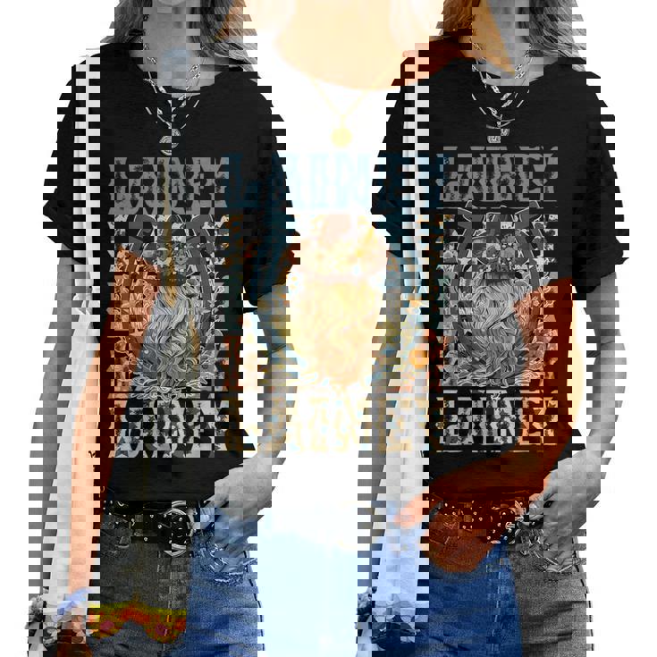 Girl Lainey First Name Personalized Western Cowgirl Women T-shirt