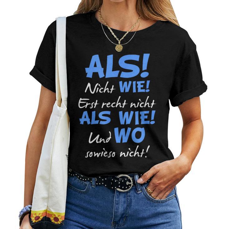 Grammatik German Teacher And Teacher T-shirt Frauen