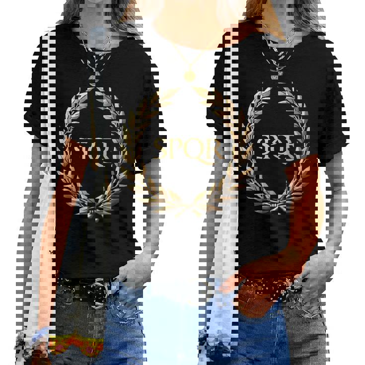 Imperio Romano Spqr Camiseta de mujer