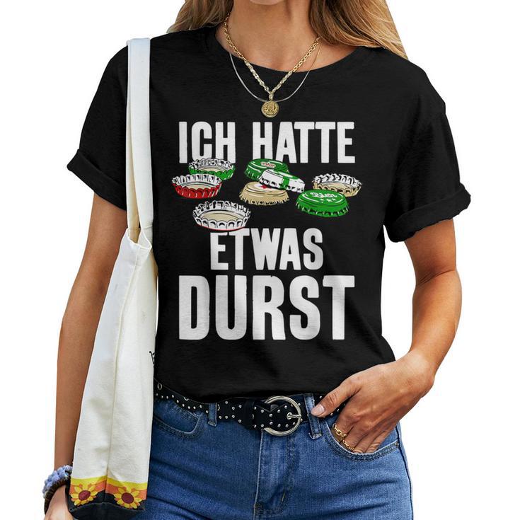 Kronkorken Beer Saufen T-shirt Frauen