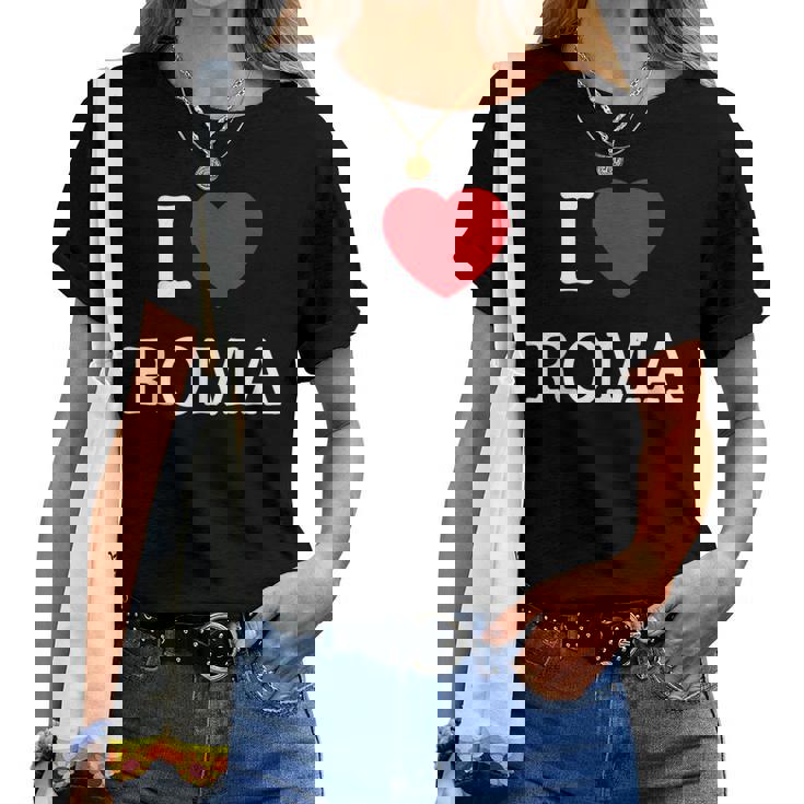 I Love Roma Graphic Novelty S & Cool s Maglietta da donna