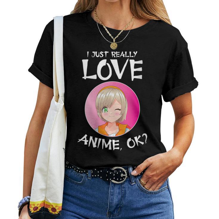 Manga Japonais Drôle Otaku Girls J'aimeraiment L'anime T-shirt femme