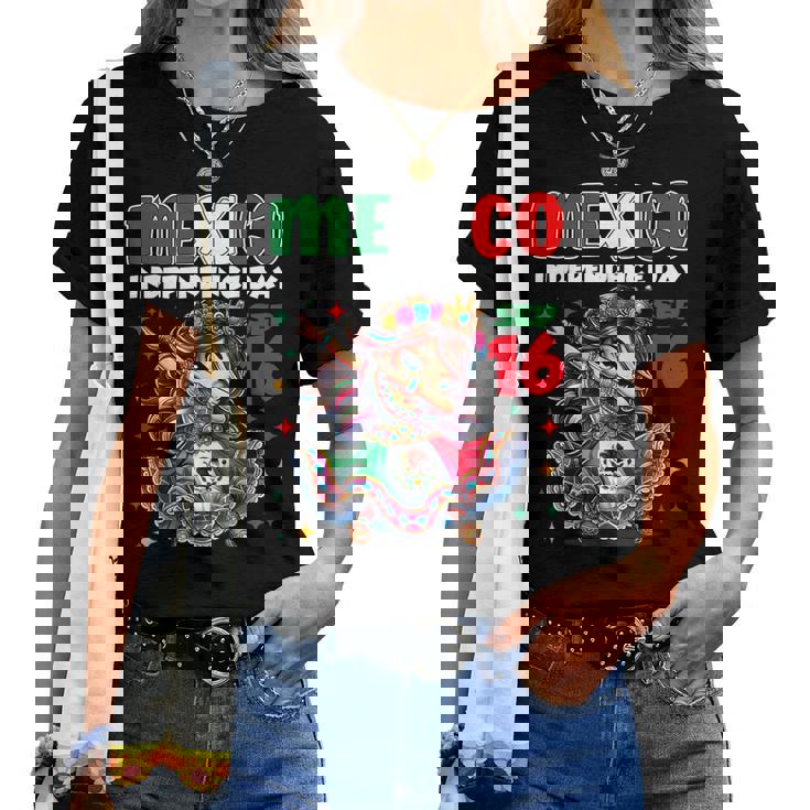 Mexico Independence Day September 16 Celebration Girls Women T-shirt