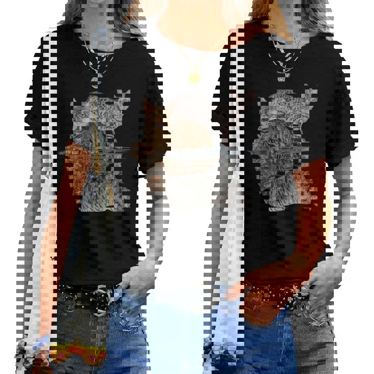 Miroir Réfléchissant Pour Chats Et Amoureux Des Chats Tigrés T-shirt femme