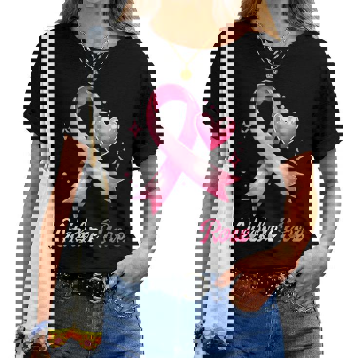 Octobre Rose 2025 Cancer Du Sein Sensibilisation' T-shirt Femme