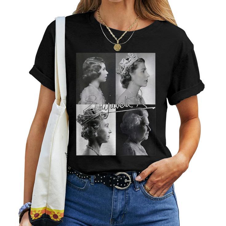 Queen Ii Elizabeth England Queen Of England T-shirt Frauen