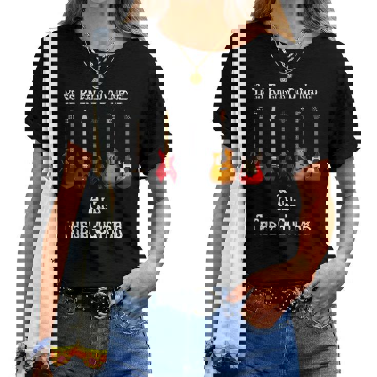 Regalo De Guitarraintage Para Guitarristas Hombres Es Amantes De La Guitarra Camiseta de mujer