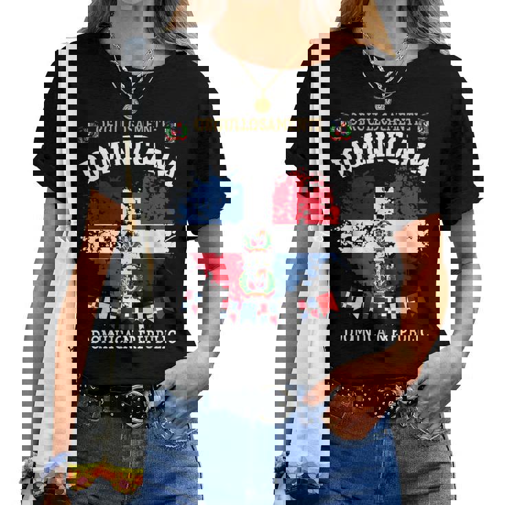 República Dominicana Para Es Y Bandera Dominicana Hispana Camiseta