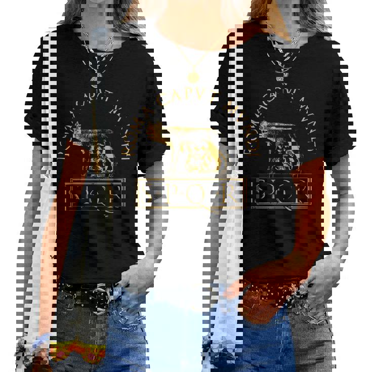 República Romana De La Antigua Roma Spqr Camiseta de mujer