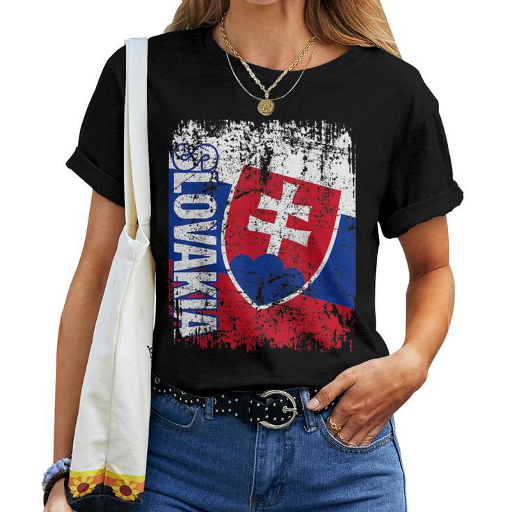 Slowakei Flag Women's Children's T-shirt Frauen