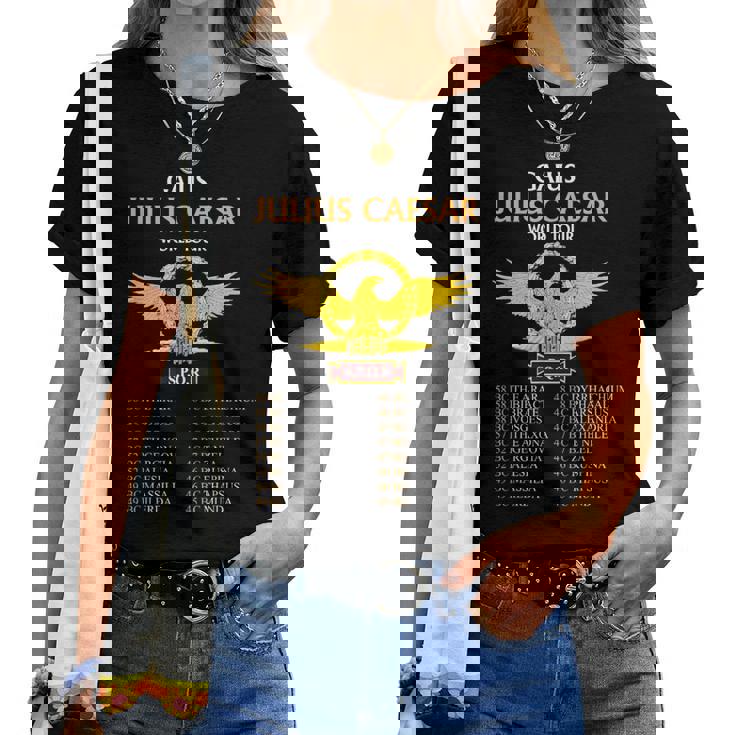 Spqr Antigua Roma Julio César Historia De Roma Camiseta de mujer
