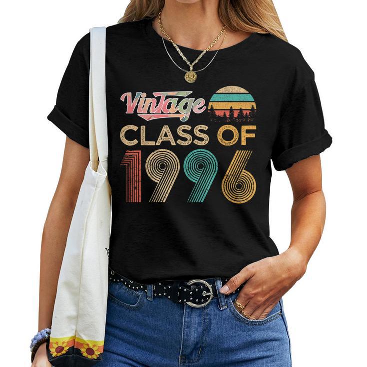 Vintage Class Of 1996 Classic Retro Geburtstagsgeschenk Männer Frauen T-shirt Frauen