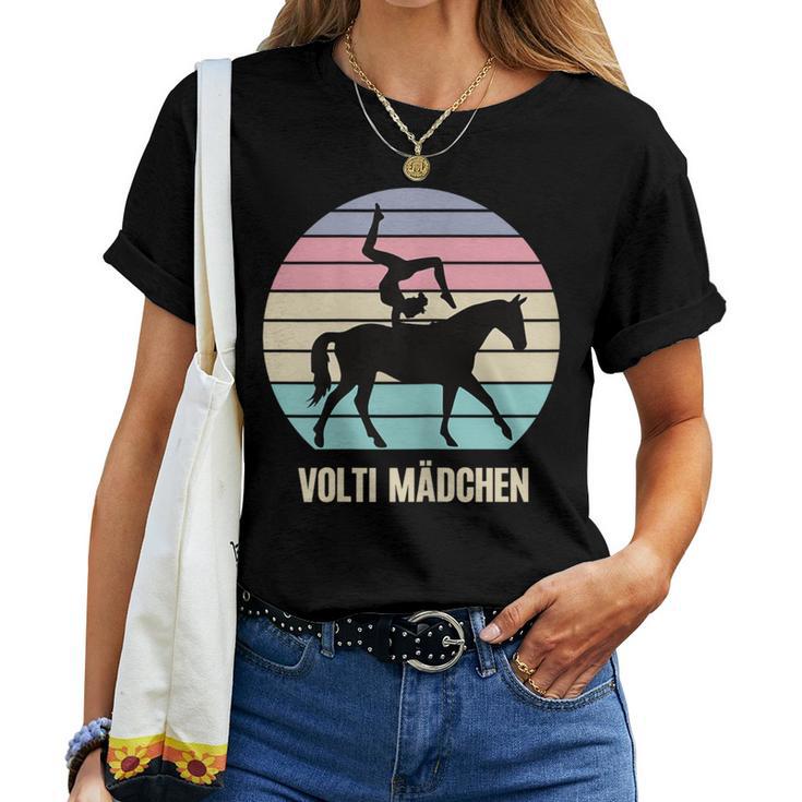 Voltigier Clothingolti Girls'aulting Horse Rider T-shirt Frauen