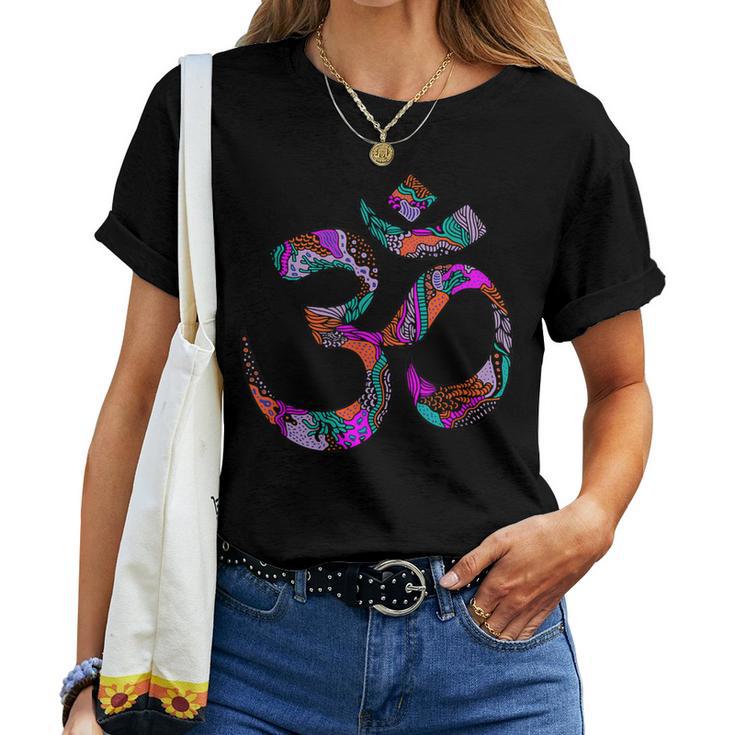 Yoga Om Symbol Outfit Yogi Yoga Teacher T-shirt Frauen