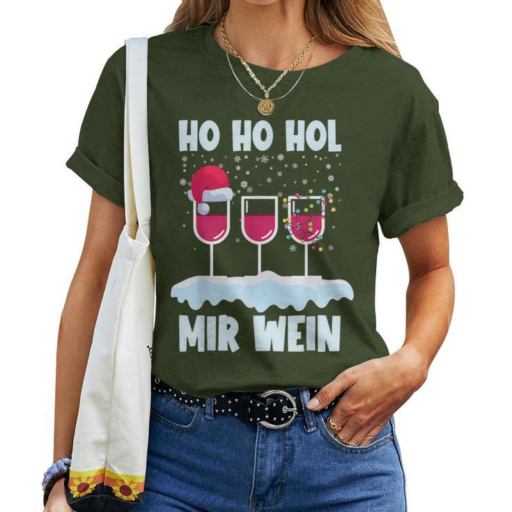 Ho Hol Mir Wine Costume Christmas Men T-shirt Frauen