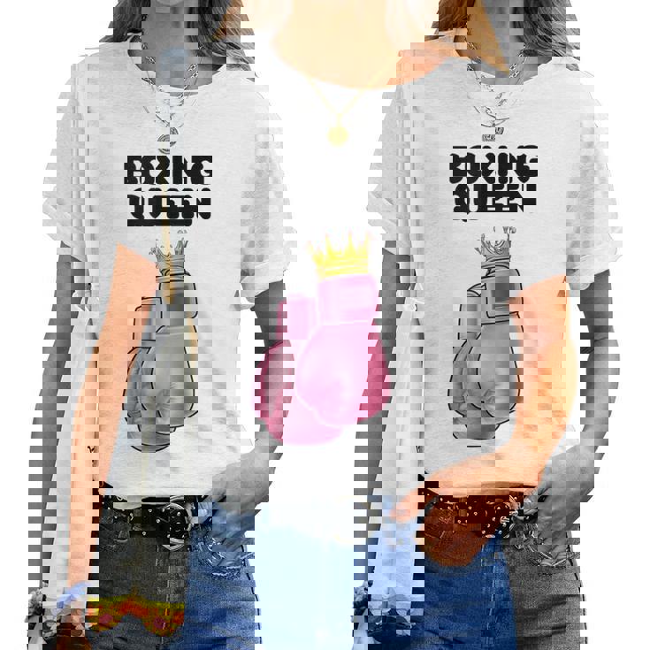Boxing Queen De Boxeo Para Boxeo Para Niñas Sin Mangas Camiseta de mujer