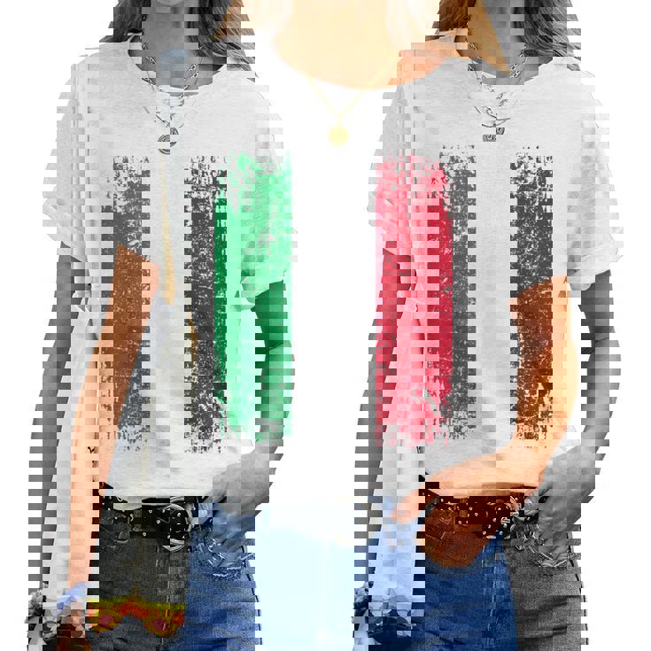 Italia Bandera Hombres Es Niños Italia Camiseta de mujer