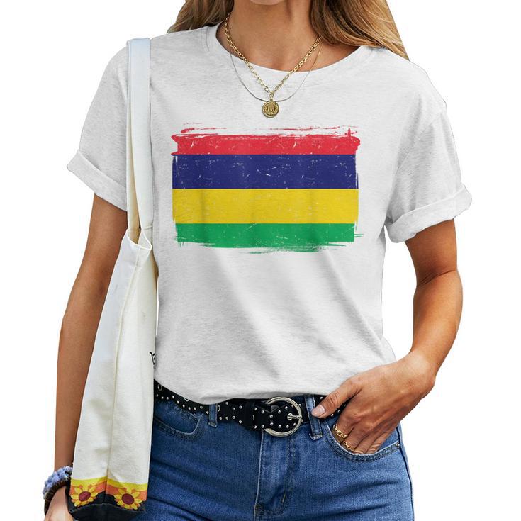 Mauritius Flag Women's Children's Blue T-shirt Frauen