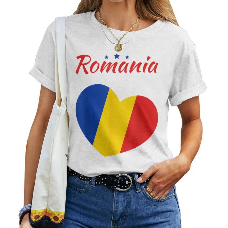 Romania Flag Women's Romania T-shirt Frauen