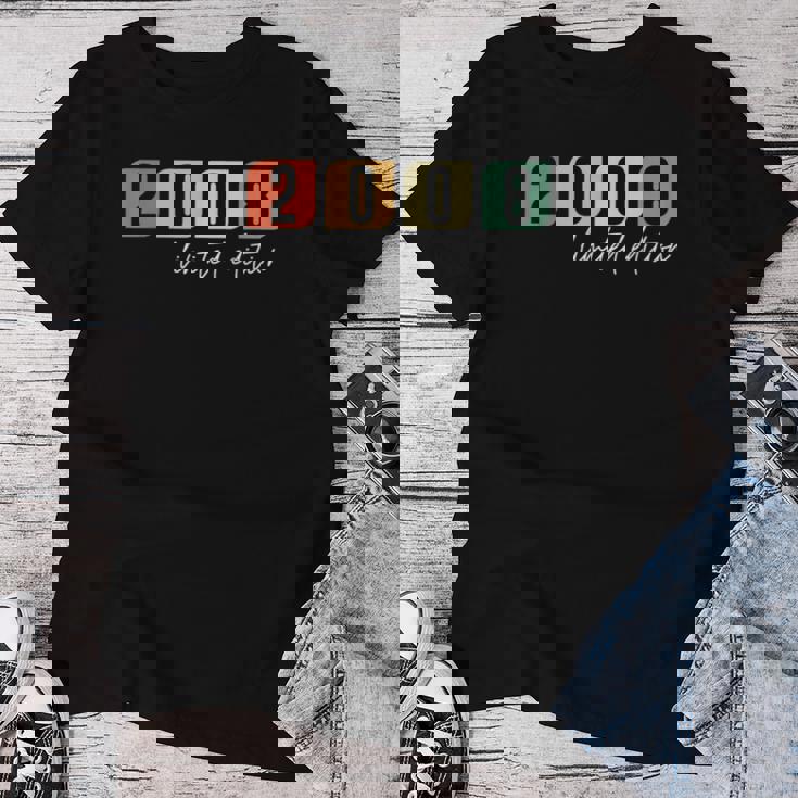 16 ° Compleanno Ragazzo Ragazza 16 Anni 2008 Regalo Divertente Maglietta da donna Regalos divertidos