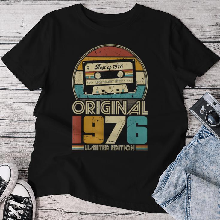 1976Intage Birthday Retrointage Women's T-shirt Frauen Lustige Geschenke