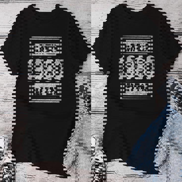 44 Cumpleaños Hombres 44 Años Retro Es Nacidos En 1980 Camiseta de mujer Regalos divertidos