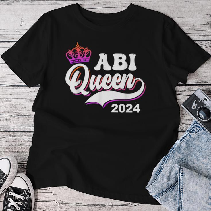 Abitur Queen 2024 Abi High School T-shirt Frauen Lustige Geschenke